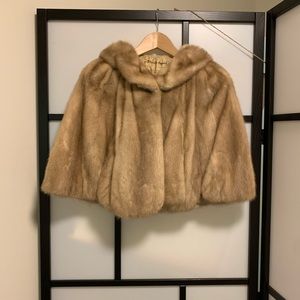 Vintage Mink Capelet